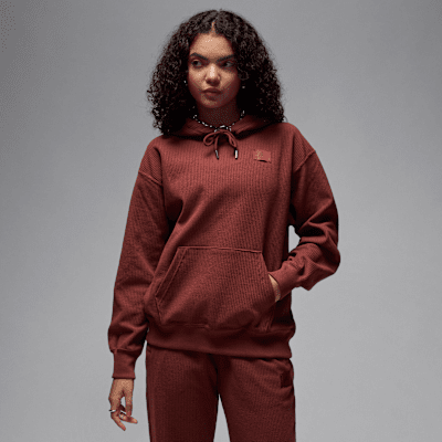 Jordan Flight Fleece Women's Waffle Satin-Lined Hoodie. Nike IL